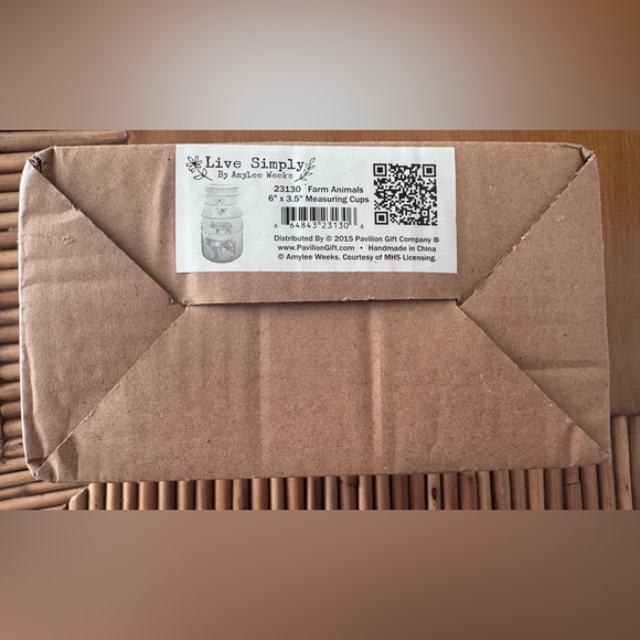 Farm animals stackable stoneware measuring cups - Picture 5 of 5